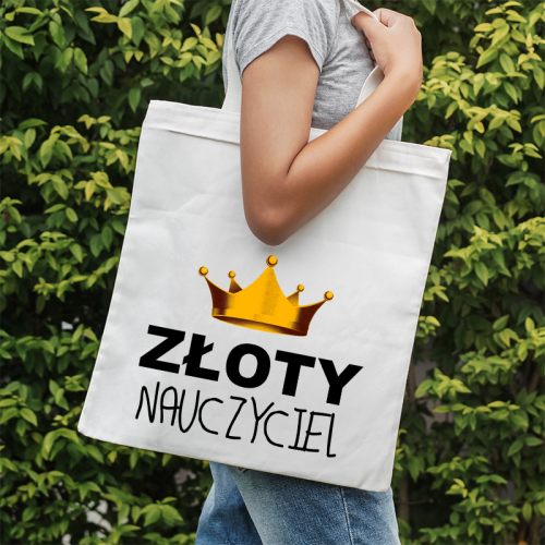 Torba bawełniana ecri Złoty...