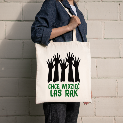 Torba bawełniana ecri Las rąk