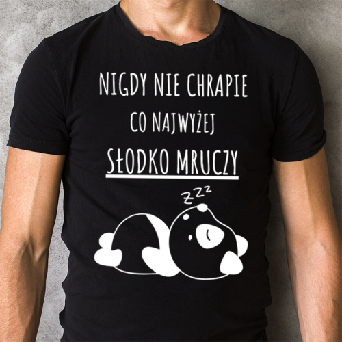 T-shirt Oversize Czarny |...