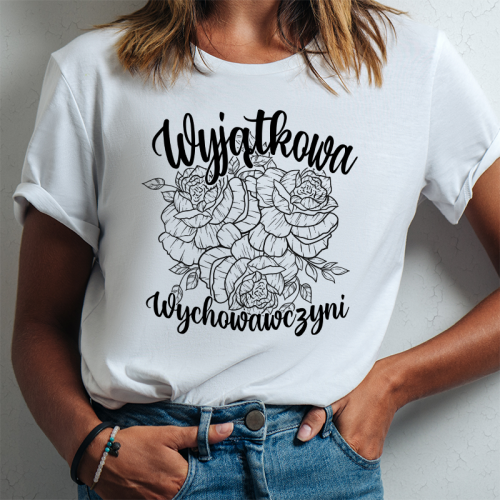 T-shirt lady BIAŁY...