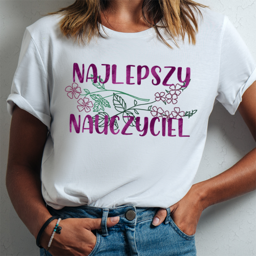 T-shirt lady DTG Najlepszy...