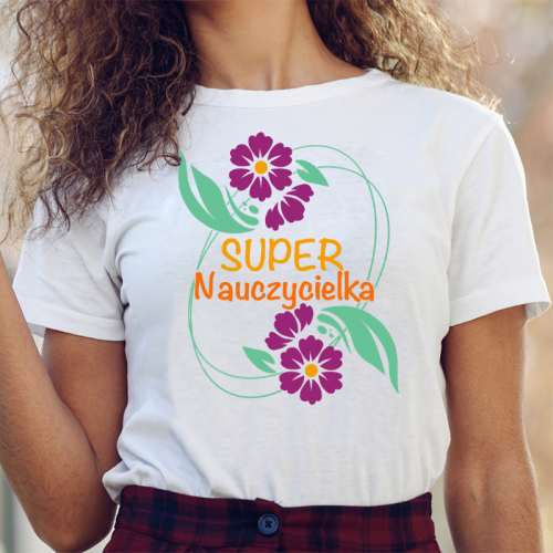 T-shirt lady DTG Super...