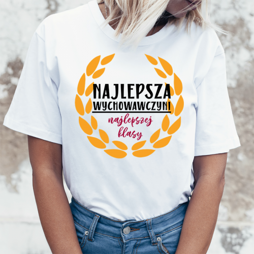 T-shirt lady DTG Najlepsza...