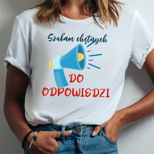 T-shirt lady DTG Szukam...