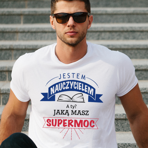 T-shirt oversize DTG Jestem...