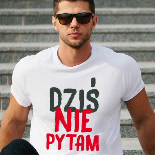 T-shirt oversize DTG Dziś...
