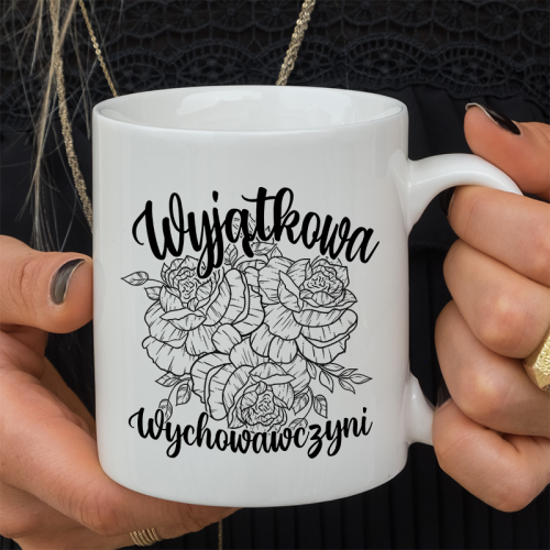 Kubek z nadrukiem Wyjątkowa...