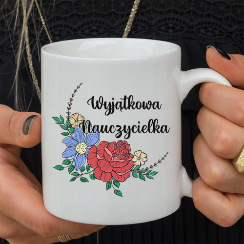 Kubek z nadrukiem Wyjątkowa...