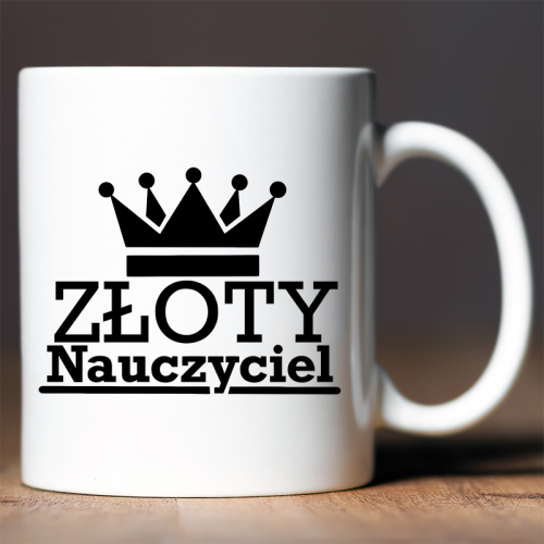 Kubek z nadrukiem Złoty...