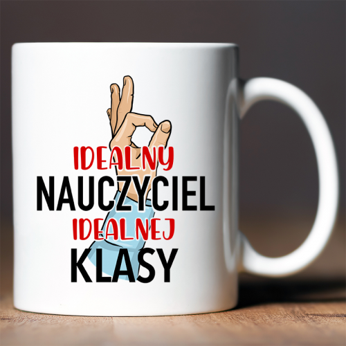 Kubek z nadrukiem Idealny...