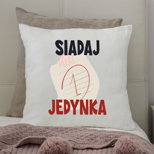 PODUSZKA druk Siadaj jedynka