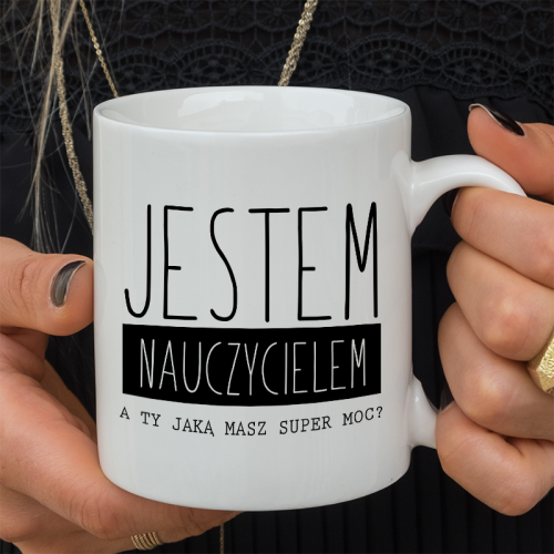 Kubek z nadrukiem Jestem...