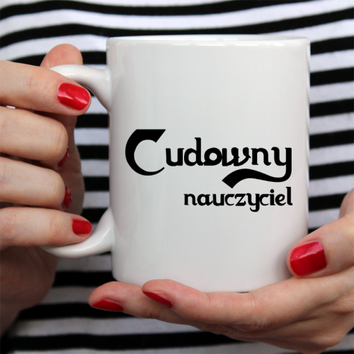 Kubek z nadrukiem Cudowny...