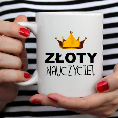 Kubek z nadrukiem Złoty...