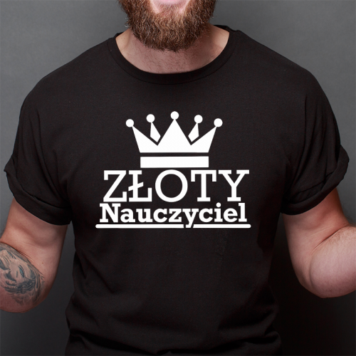 T-shirt oversize CZARNY...