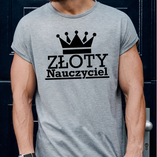 T-shirt oversize SZARY...