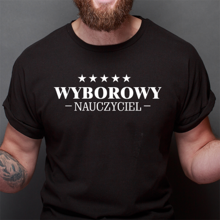 T-shirt oversize Wyborowy Nauczyciel