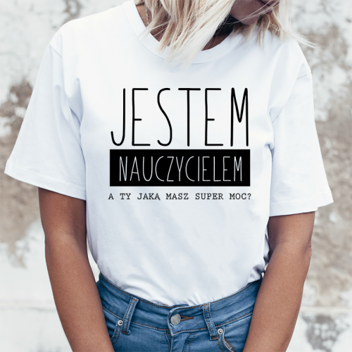 T-shirt lady Jestem...
