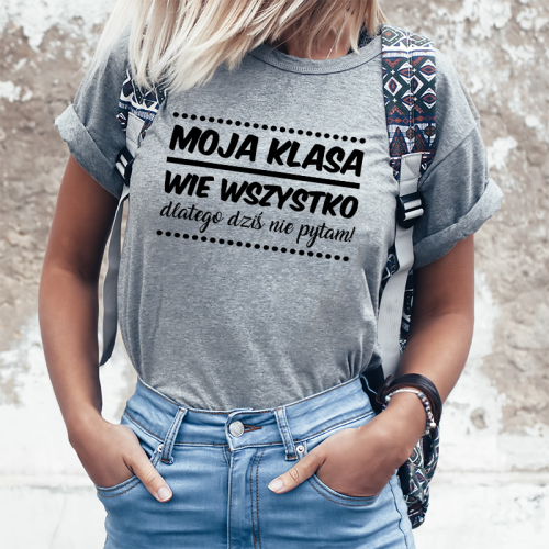 T-shirt lady MOJA KLASA