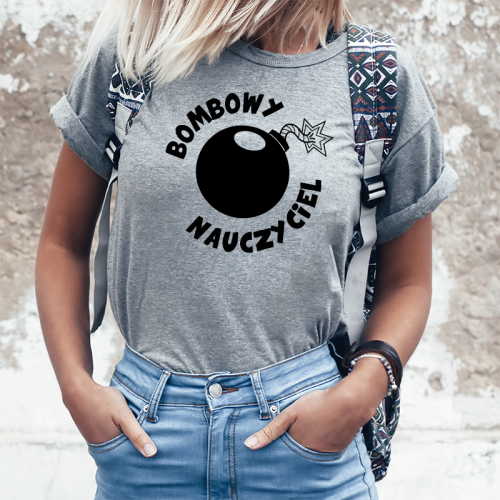 T-shirt lady BOMBOWY...