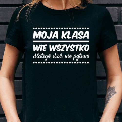 T-shirt lady MOJA KLASA