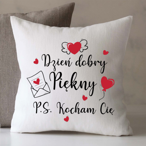 PODUSZKA druk Dzień dobry...