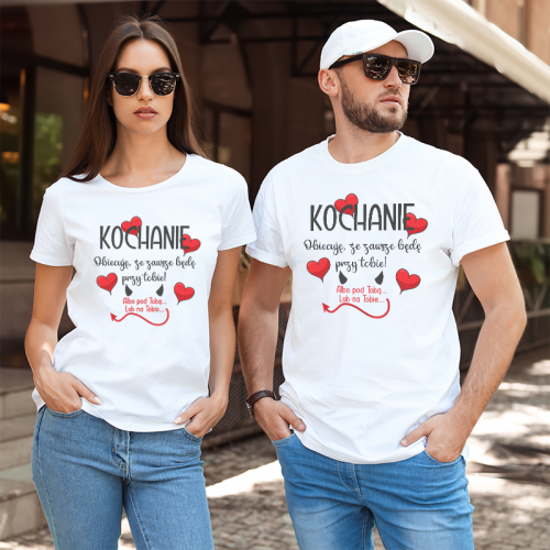 T-shirty dla par Kochanie...