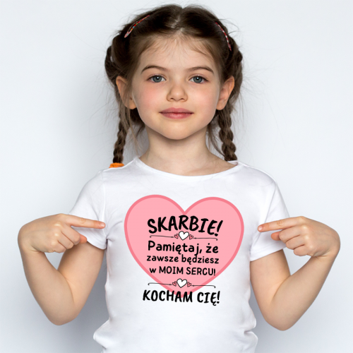 T-shirt | SKARBIE KOCHAM CIĘ!