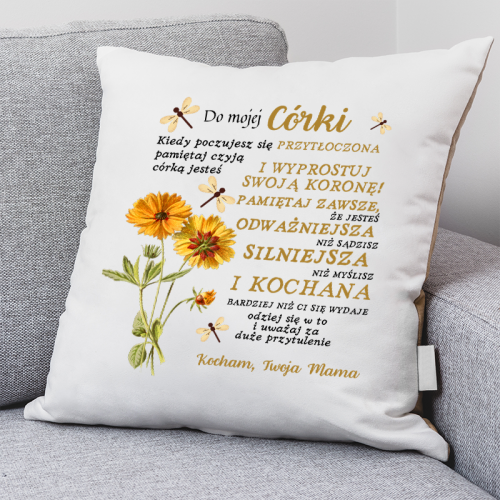 Poduszka | DO MOJEJ CÓRKI -...