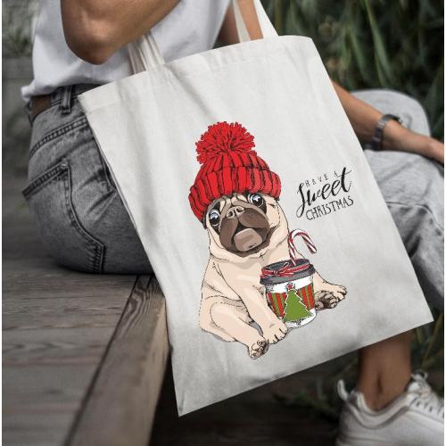 Torba bawełniana Merry Chrismas 2