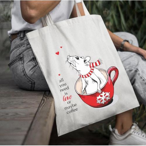 Torba bawełniana Merry Chrismas 2