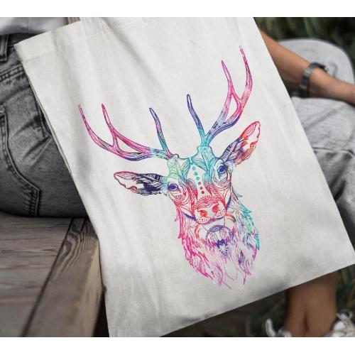 Torba bawełniana ecri MK deer 2