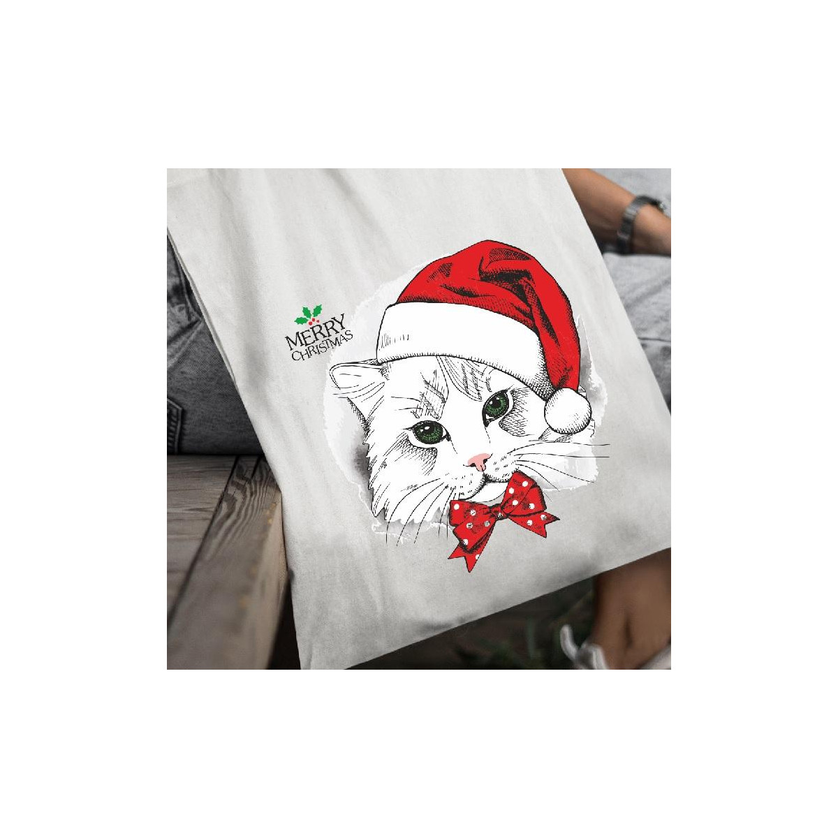 Torba bawełniana ecri MK deer 2