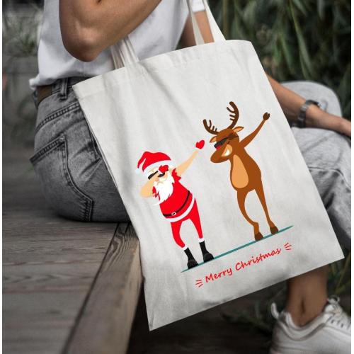 Torba bawełniana Merry Chrismas 2