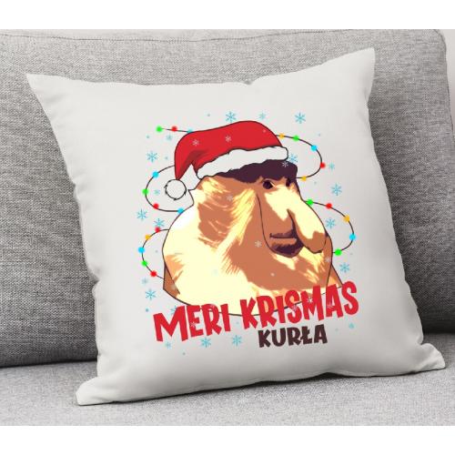 PODUSZKA druk Meri Krismas...