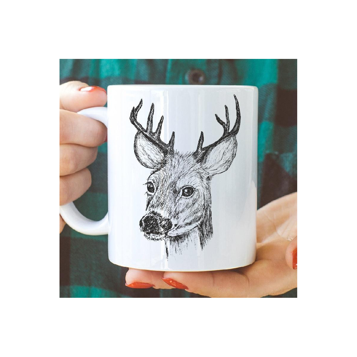 Kubek z nadrukiem Christmas tree