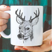 Kubek z nadrukiem Christmas tree