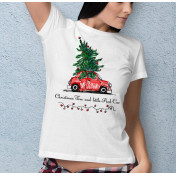 T-shirt lady slim DTG  Mk deer 2