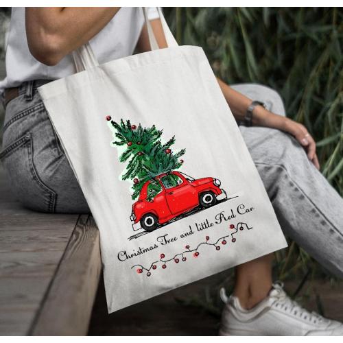 Torba bawełniana Merry chrismas 1