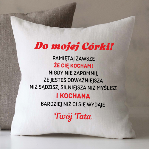 Poduszka | DO MOJEJ CÓRKI