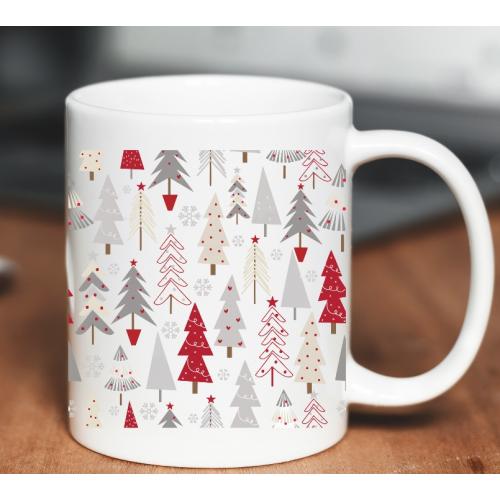 Kubek z nadrukiem Choinka las