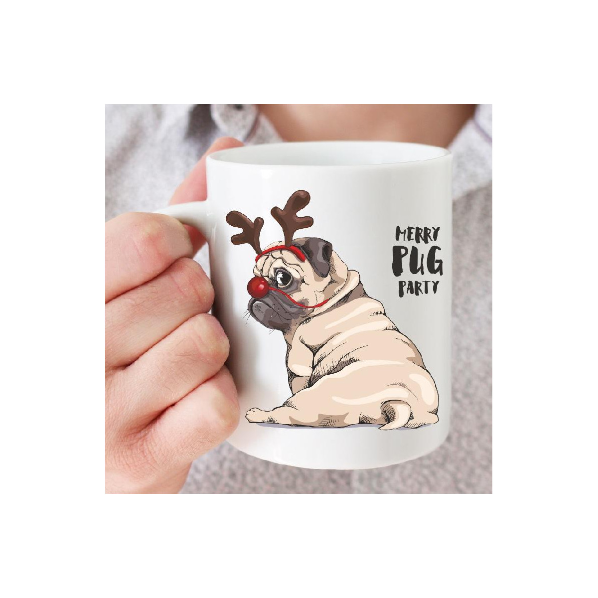 Kubek z nadrukiem Christmas tree