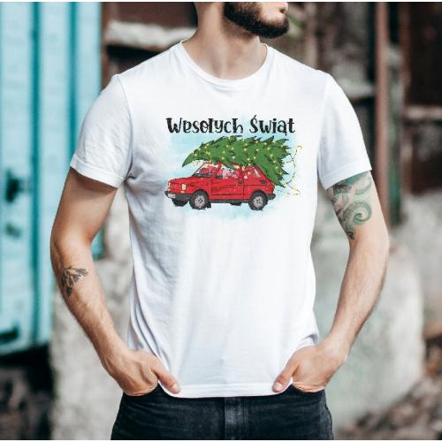 T-shirt oversize Wesołych...