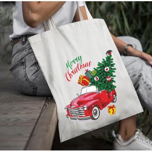 Torba bawełniana ecri MK deer 2