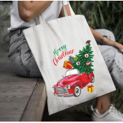 Torba bawełniana ecri MK deer 2