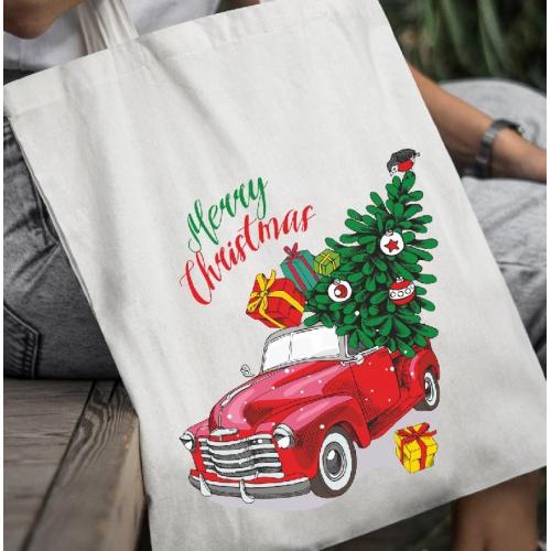 Torba bawełniana ecri MK deer 2