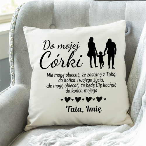 Poduszka | BĘDĘ CIĘ KOCHAĆ...