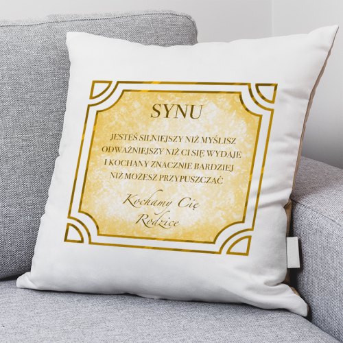 PODUSZKA druk Synu kochamy...