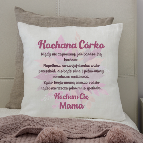 PODUSZKA druk Kochana córka...