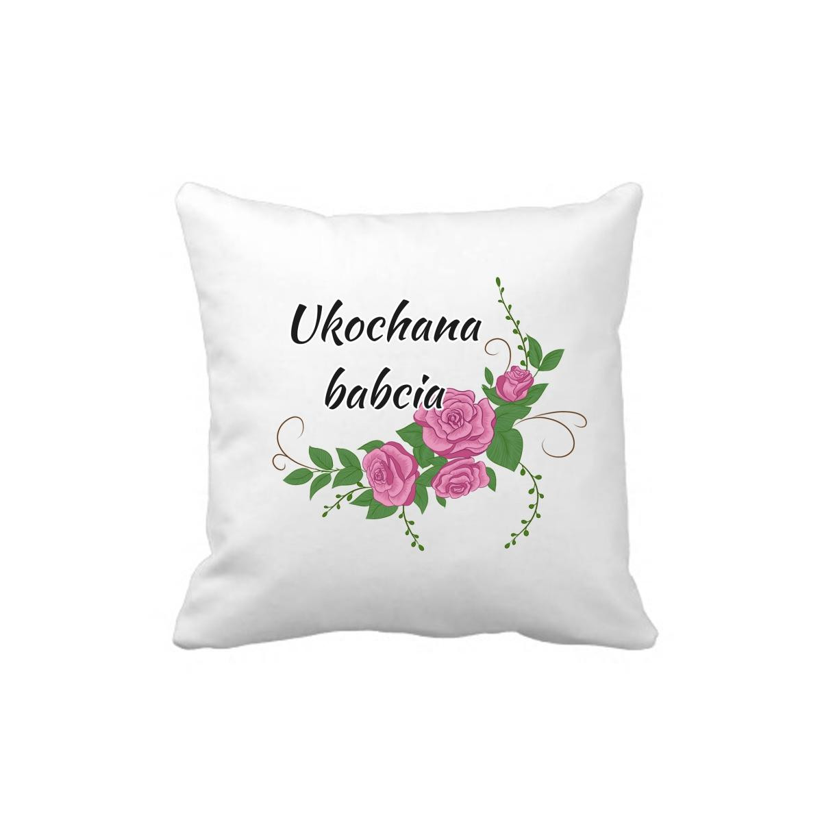 PODUSZKA druk Najlepsza babcia kwiaty